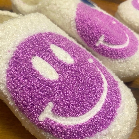 Smiley Face Slippers - Picture 2 of 2